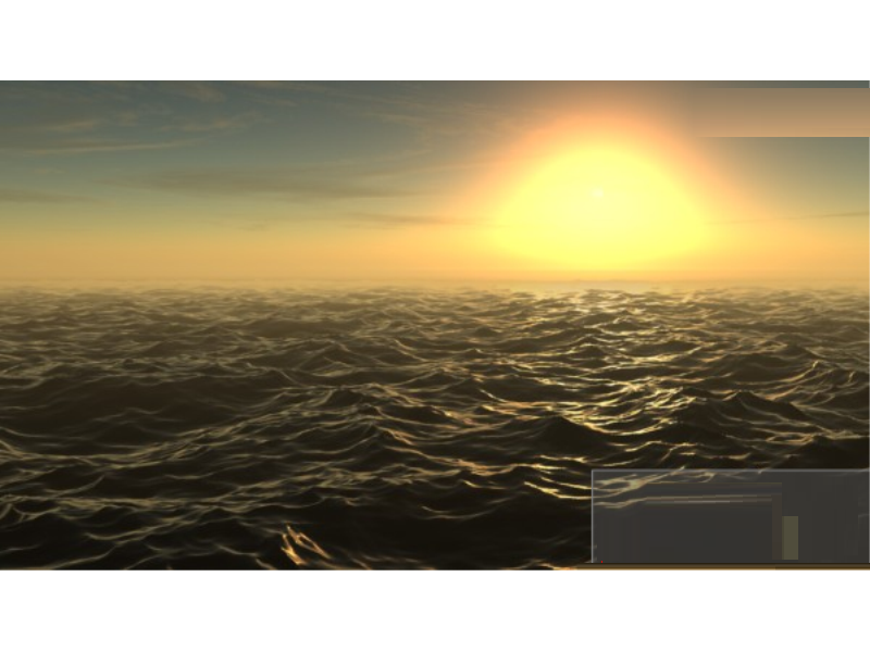 用3DsMAX打造出缓缓升起的日出场景模型