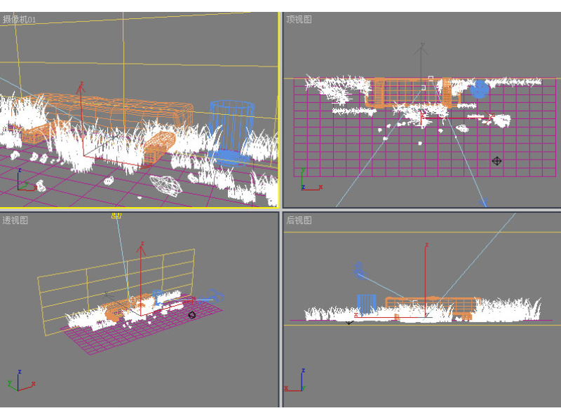 3DMAX特别制作清凉的夏日小巷一角材质