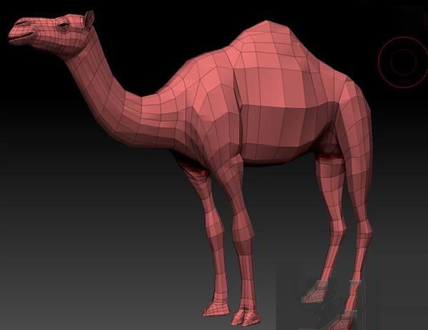 3DMAX逼真的制作沙漠之舟顽强的骆驼模型(3dmax沙漠建模)