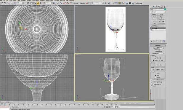 3DMAX与V-Ray结合渲染出真实玻璃杯子模型