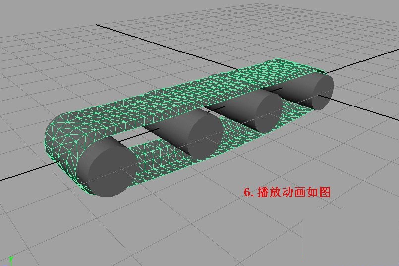 MAYA用cloth模拟皮带传送的小动画