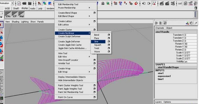 用MAYA8.5系统打造鱼群模型(maya鱼建模)