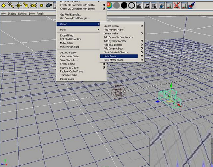 Maya制作物体落水时产生的效果图(maya制作物体落水时产生的效果图是什么)