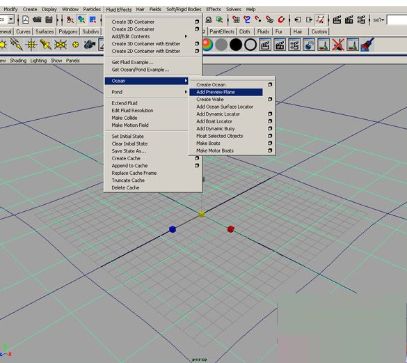 Maya制作物体落水时产生的效果图(maya制作物体落水时产生的效果图是什么)