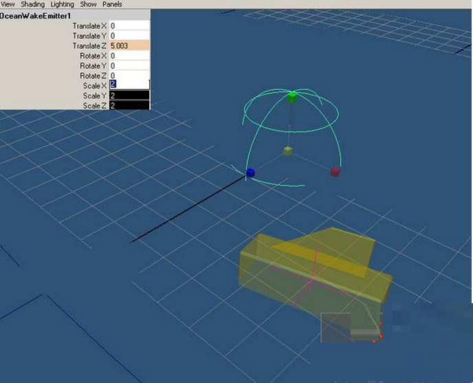 Maya制作物体落水时产生的效果图(maya制作物体落水时产生的效果图是什么)