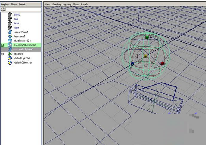 Maya制作物体落水时产生的效果图(maya制作物体落水时产生的效果图是什么)