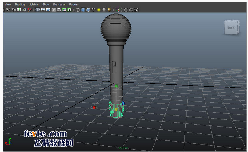 教你如何用Maya制作麦克风（二）(maya做麦克风)