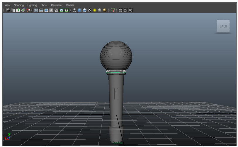 教你如何用Maya制作麦克风（二）(maya做麦克风)