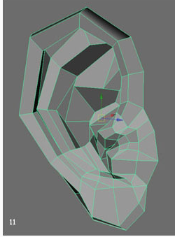 用Maya制作人耳的建模方法(maya简单的耳朵建模)