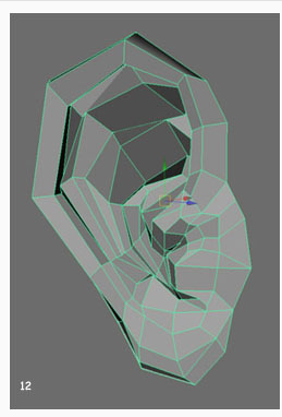 用Maya制作人耳的建模方法(maya简单的耳朵建模)