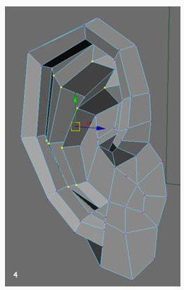 用Maya制作人耳的建模方法(maya简单的耳朵建模)
