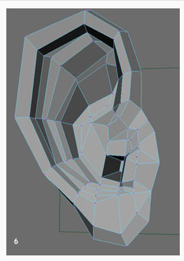 用Maya制作人耳的建模方法(maya简单的耳朵建模)