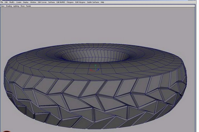 Maya教你打造汽车轮胎建模(maya轮胎建模教程)