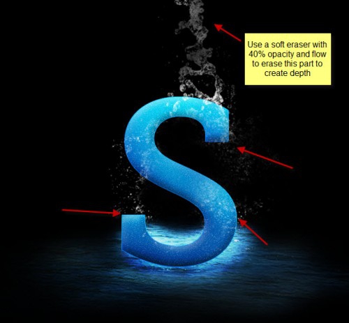 如何用Photoshop来创建冰凉的泼水文字特效(如何用photoshop来创建冰凉的泼水文字特效)