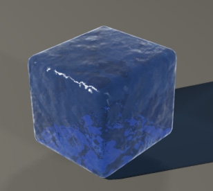 3ds Max中蓝色冰块材质制作(3dmax冰块材质怎么调)