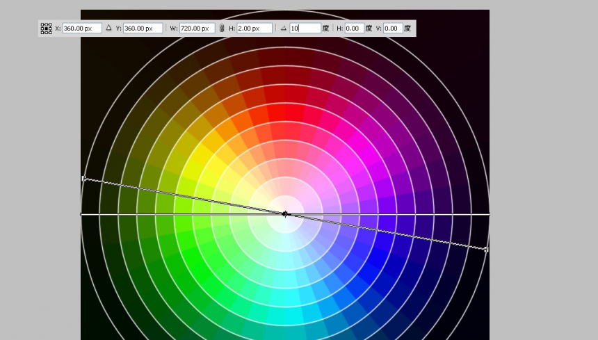 用PS快速绘制一个超漂亮的色环(用ps快速绘制一个超漂亮的色环图案)