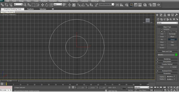 3DSMAX2013中文版汽车刹车盘的建模教程
