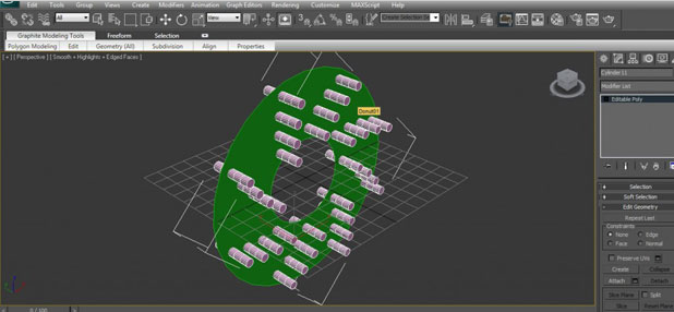 3DSMAX2013中文版汽车刹车盘的建模教程