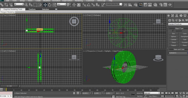 3DSMAX2013中文版汽车刹车盘的建模教程