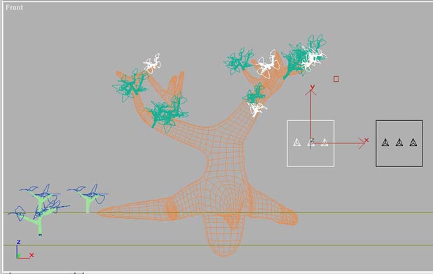 3dmax制作可爱的卡通树木