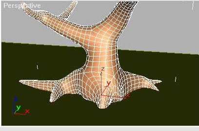 3dmax制作可爱的卡通树木