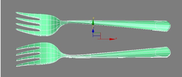 3DSMAX制作一个叉子建模教程