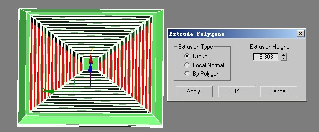 3DSMAX制作绿色排气扇