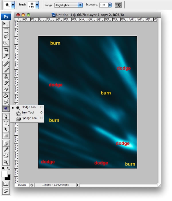 Photoshop打造超酷的蓝色光影海报(ps制作美丽的蓝色光影壁纸)