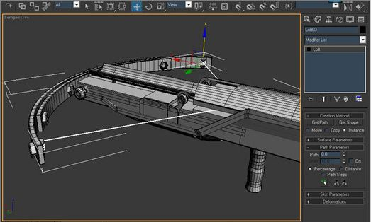 3Ds Max教程：弩箭的建模详解过程(3dmax弩车模型)