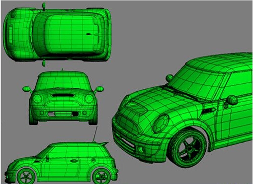 VR渲染的MINI小汽车实例教程分析讲解