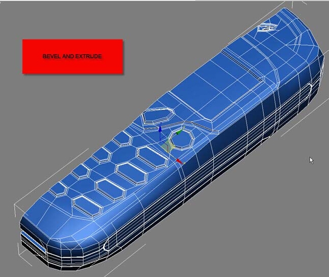 3DMAX多边形建模教程：制作通讯设备手机模型