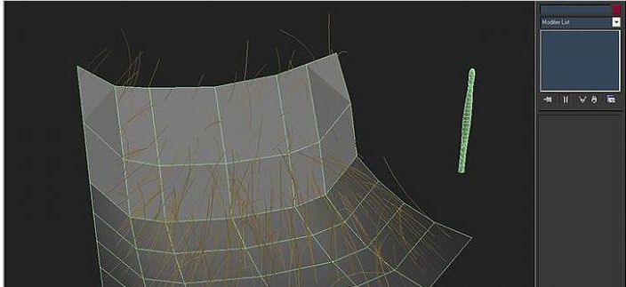 3ds Max毛发系统制作海葵