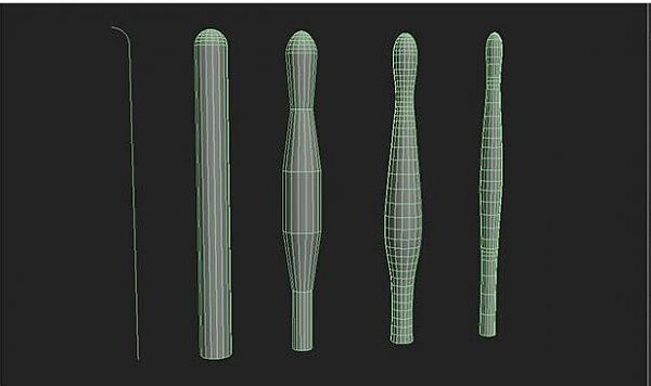 3ds Max毛发系统制作海葵