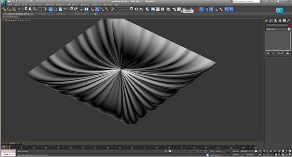 3DMAX2012室内顶面造型-褶皱帐幕建模教程