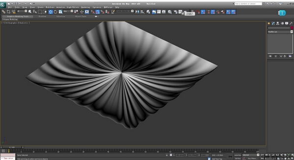 3DMAX2012室内顶面造型-褶皱帐幕建模教程