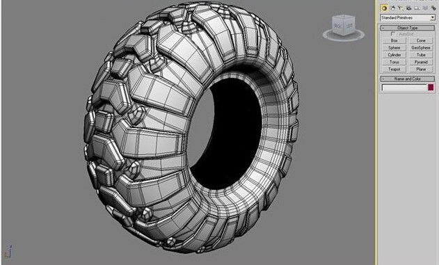 3D制作复杂花纹的轮胎模型教程(3d制作复杂花纹的轮胎模型教程视频)