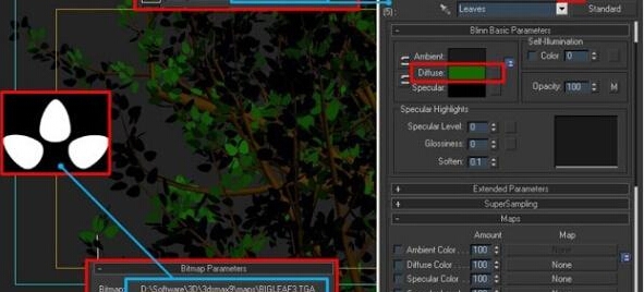 3d Max制作晨光下的一颗古树木模型(3dmax建模树木)