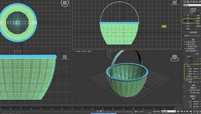 3ds Max打造竹篮模型建模教程(3dmax竹篮建模教程视频)