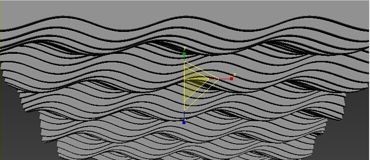 3DMAX制作双波浪天花模型教程(3dmax波浪建模)