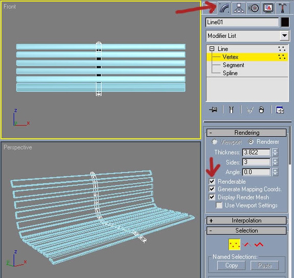 利用3dmax2012制作公园长椅的模型(3dmax制作公园木质长椅)