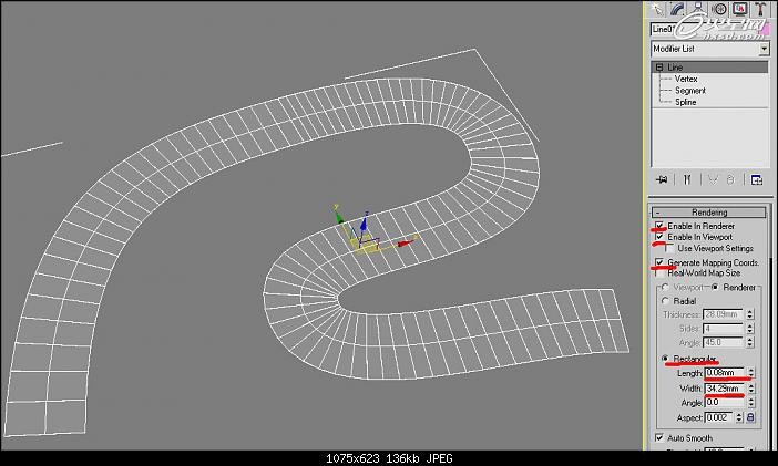 利用3dmax制作简单的弯曲马路贴图(利用3dmax制作简单的弯曲马路贴图教程)