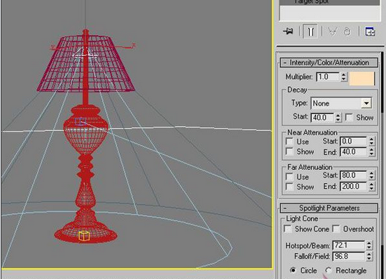 3dmax实例：一盏铜油灯的建模及渲染