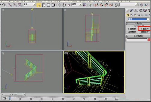 3dmax8.0打造楼梯间大理石效果