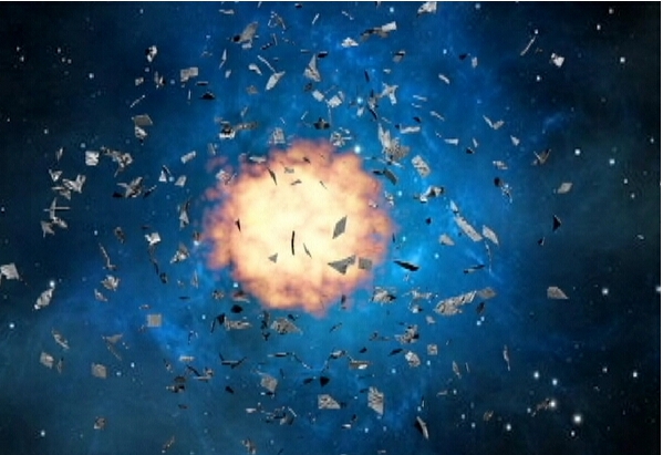 使用粒子阵列制作星球爆炸特效动画效果的教程