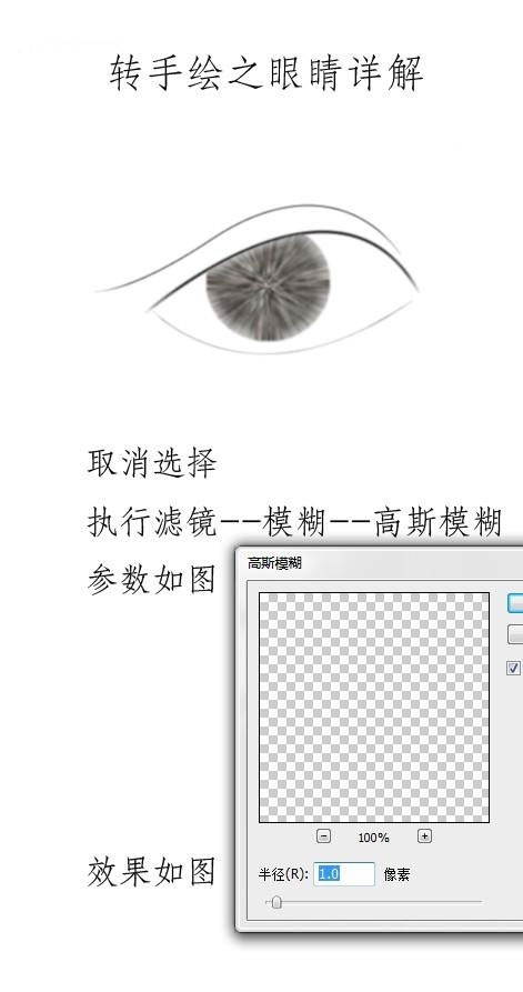 Photoshop详解转手绘之眼睛画法教程(转手绘眼睛的画法)