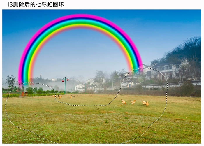 利用渐变快速给风景图片增加彩虹(利用渐变快速给风景图片增加彩虹效果)