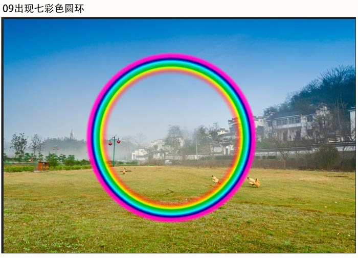 利用渐变快速给风景图片增加彩虹(利用渐变快速给风景图片增加彩虹效果)