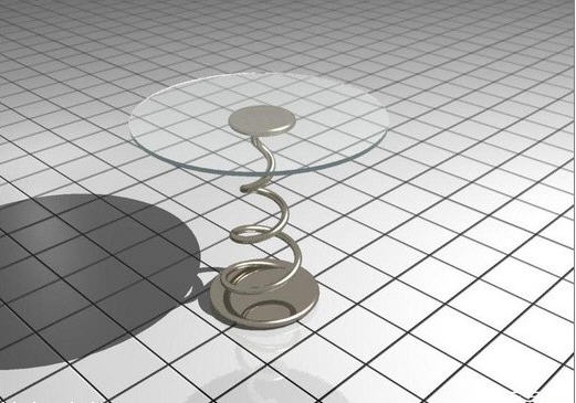 3DMax制作茶几的实例教程(3dmax制作茶几的实例教程)
