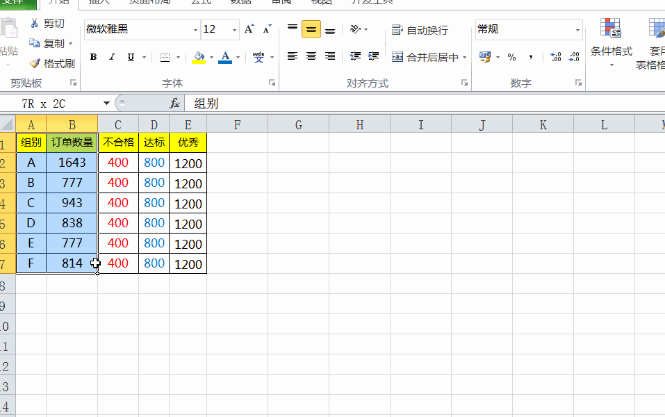 Excel表格如何制作不同背景颜色的柱状图(excel表格如何制作不同背景颜色的柱状图)